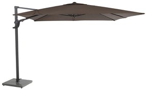 Horizon Premium slnečník 300x300 cm sivohnedý
