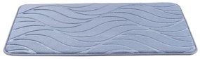 Kék memóriahabos fürdőszobai kilépő 50x80 cm Tropic – Wenko
