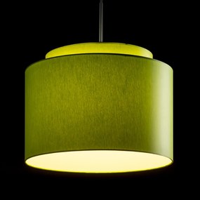 RENDL DOUBLE 40/30 lámpabúra Chintz lime/fehér PVC max. 23W