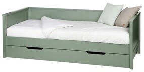 Zöld egyszemélyes ágy 90x200 cm Nikki – WOOOD