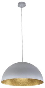 SFERA függeszték 1xE27/60W/230V, 35 cm átmérő, szürke/arany
