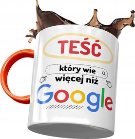 Narancssárga bögre apósnak Anyós ajándék fényképes nyomtatással