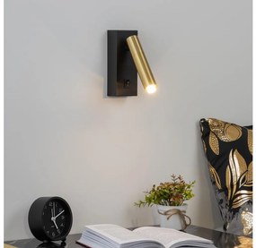 Brilagi - LED Fali spotlámpa MAYA 1xG9/7W/230V fekete/arany