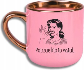 Bögre Rózsaszín Elegáns Nagy Nézd Ki Kelt Fel.