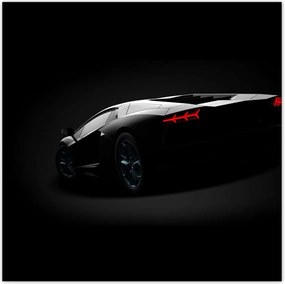 Poszterek 100x100 Fekete autó Autó