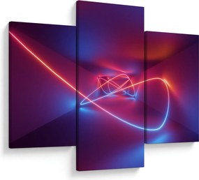 A modern absztrakció képe (90x60 cm)