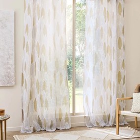 Bézs voile fényáteresztő függöny 140x240 cm Kim – douceur d'intérieur