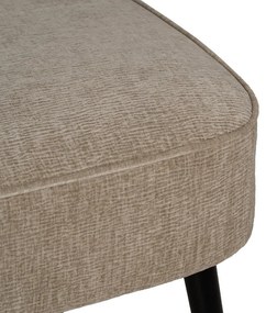 Bézs zsenília kanapé 134 cm Glam – Ixia