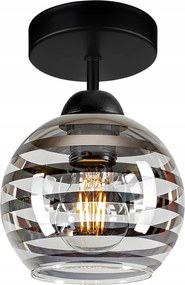 Led FĂŒggĆ LĂĄmpa Mennyezeti CsillĂĄr Ăveggömb Loft Fekete E27 Nappali