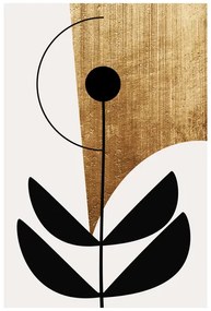 Művészeti nyomat Kubistika - Nara nero, (40 x 60 cm)