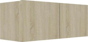 vidaXL sonoma tölgy szerelt fa TV-szekrény 80 x 30 x 30 cm