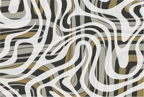 Design fotótapéta Flizelin falra Absztrakt vonalak 104x70 Ragasztó