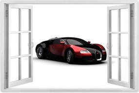 Poszterek 120x80 Piros Bugatti Veyron