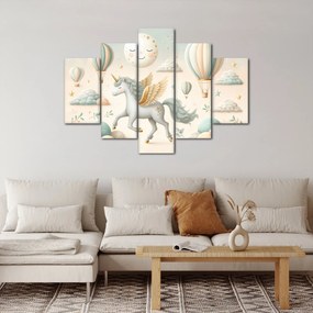 Kép - Boldog egyszarvú (150x105 cm)