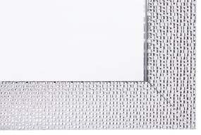 Ezüst falitükör 61 x 91 cm MERVENT Beliani