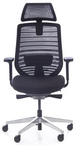 Sparta II irodai szék, fekete