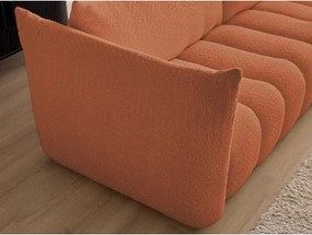 Narancssárga buklé kanapé 234 cm Azra – Bobochic Paris