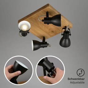 Brilo - Spotlámpa VINTAGE 4xGU10/35W/230V