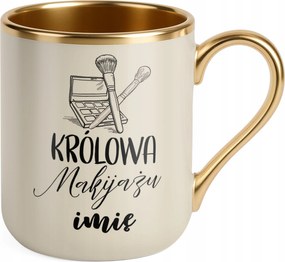 PrĂ©mium Bögre Arany EkrĂŒ SzemĂ©lyre szabott SminkkirĂĄlynĆ