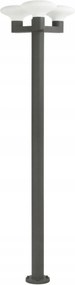 Faro Blubs kültéri oszloplámpa, 3xE27, sötétszürke, IP44, 214 cm