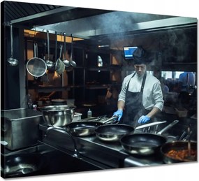 Våszonkép 50x40 Professzionålis konyha