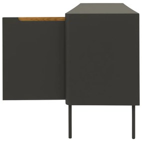 Switch fekete komód, 173 x 76 cm - Tenzo