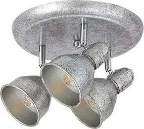Rabalux beltéri karos spotlámpa e14 3x40w antik ezüst thelma