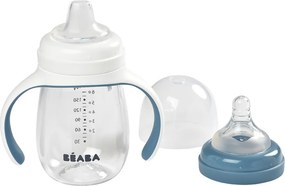Béaba 2 az 1-ben Tanuló cumisüveg 210 ml - Viharkék