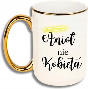 Bögre Nagy Fehér Arany Rant Vicces Ajándék Angyal Nem Nő