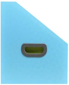 Harmonika iratpapucs, 265x325 mm, PP, 12 rekeszes, EXACOMPTA Pop&#039;NCo, ciánkék (EX55599E)
