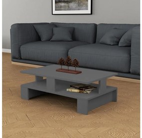 MANSU konferenciás asztal 27,5x80 cm, antracit színű