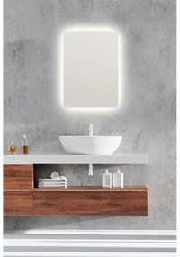 Fali tükör világítással 50x70 cm Luna – Mirrors and More