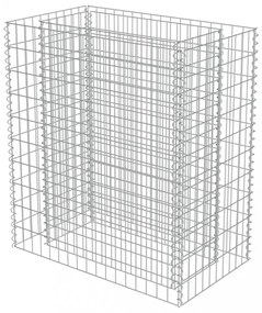 horganyzott acél gabion magaságyás 90 x 50 x 100 cm