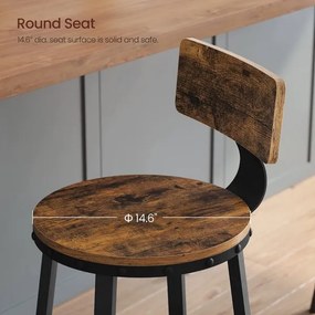 Bárszék AVEN barna/fekete