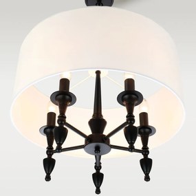 Cosmolight AUSTIN P05203BK-WH Csillár 5x40W/E14 IP20