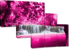 Vászonkép 150x105 Rózsaszín vízesés