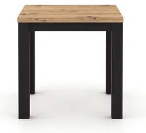 Bővíthető étkezőasztal ZARO artisan tölgy/fekete