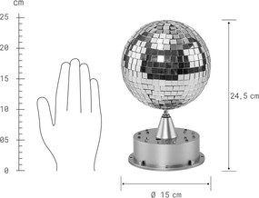DISCO gömb, világítással