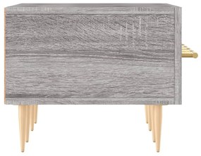 szürke sonoma színű szerelt fa TV-szekrény 150x36x50 cm
