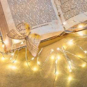 TWINE LIGHTS LED égősor USB csatlakozóval, átlátszó 50 égő
