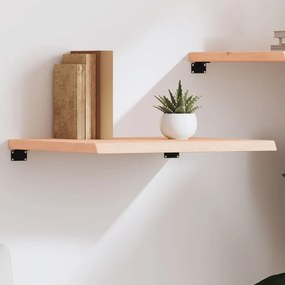 kezeletlen tömör tölgyfa fali polc 60x60x(2-4) cm