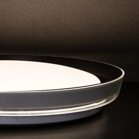 Kanlux 37319 - LED Mennyezeti lámpa NIFU LED/17,8W/230V átm. 43 cm fehér/fekete