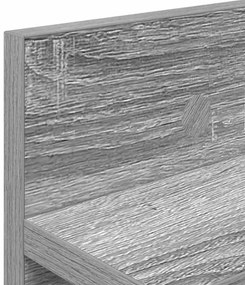 Fali Kabáthorog Szürke sonoma 80 x 10.5 x 18 cm Faanyag