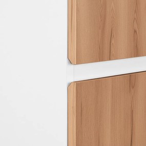 Vario Forte 35 függesztett oldal szekrény fehér-tölgy
