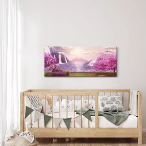 Tó képe (120x50 cm)