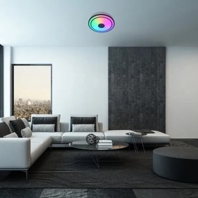 Rabalux 71030 - RGB LED, fényerőszabályozható mennyezeti lámpatest NIKOLAUS LED/24W/230V