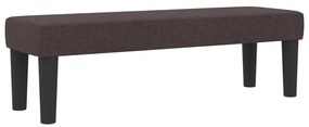 Box Spring Ágy Matraccal és Padlóttal Sötétbarna 120x190 cm Szövet