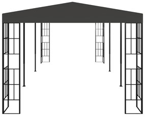 Antracitszürke pavilon 3 x 6 m