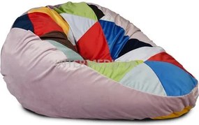 Babzsák Fuzzy mix magic velvet TiaHome - lila