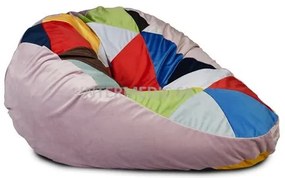 Babzsák Fuzzy mix magic velvet TiaHome - Sárga